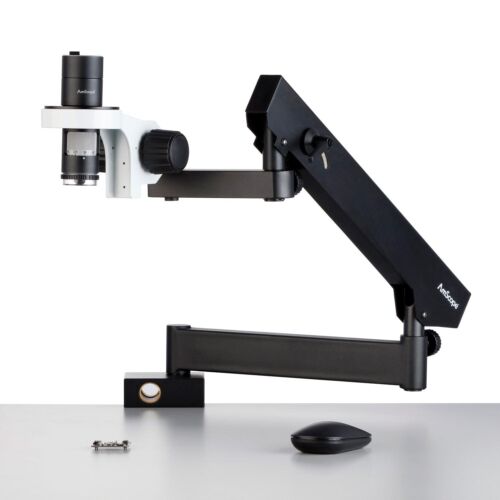 Microscopio LED portátil AmScope 10X-280X 8,3 MP + brazo articulado con abrazadera - Imagen 3 de 7