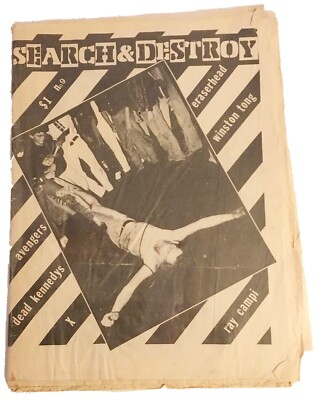 Search & Destroy No. 9 Dead Kennedy's, Avengers, Television, Pere Ubu, X, D.O.A.