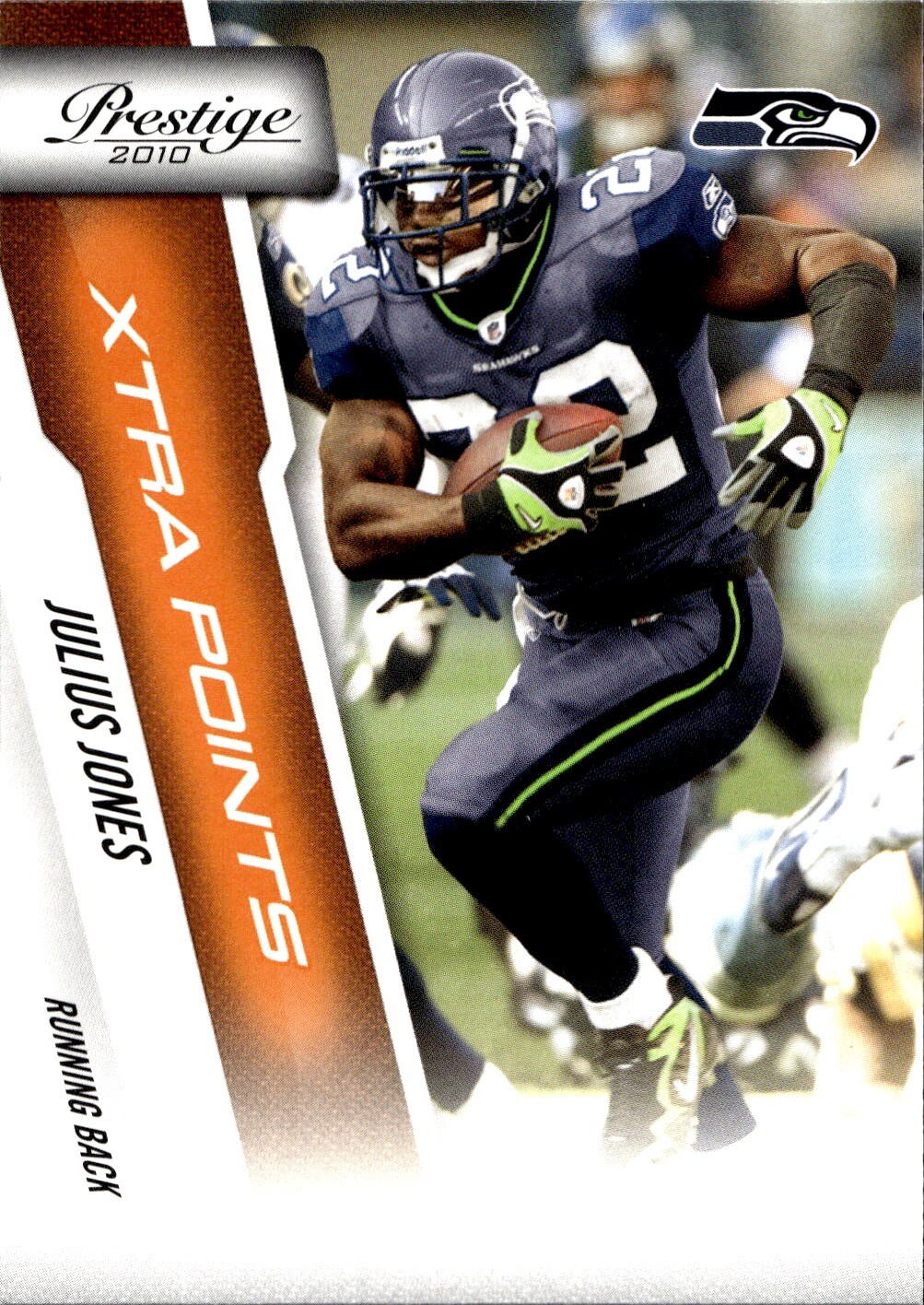 2010 Prestige #175 Julius Jones Xtra Points Orange Near mint or better