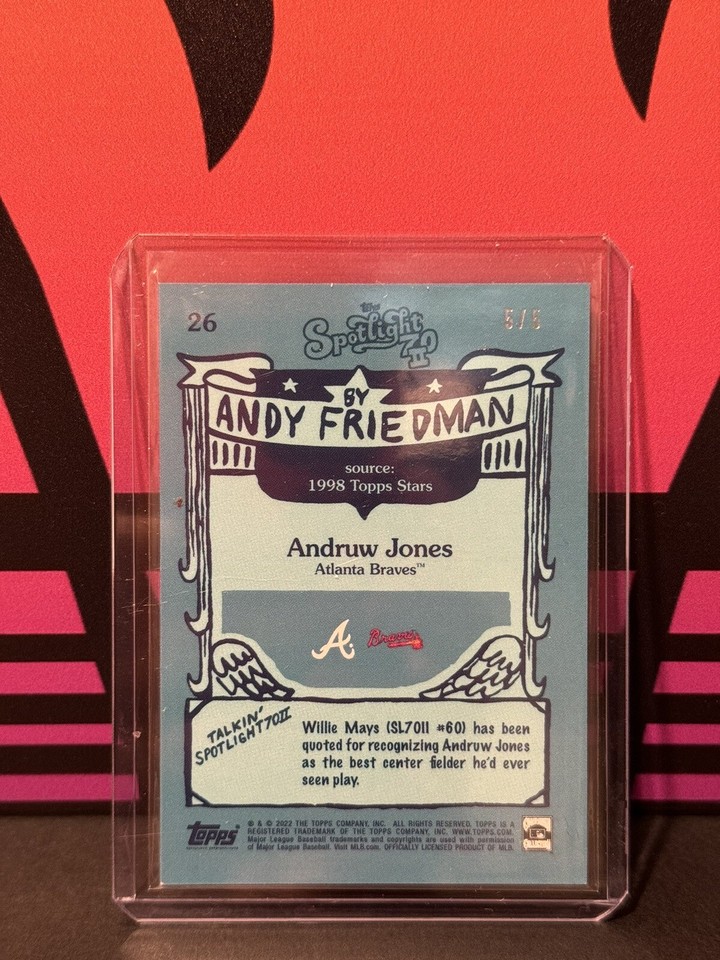 Andy Friedman Topps 2022 Topps X Spotlight 70 II By Andy Friedman