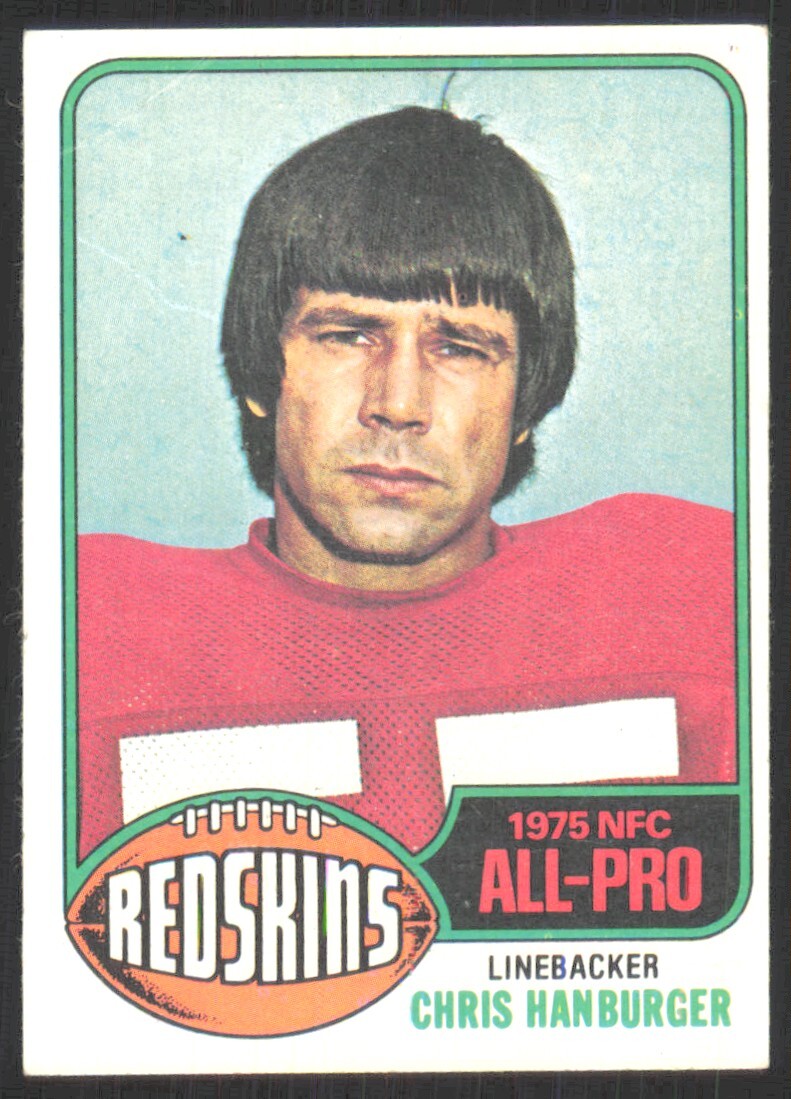 1976 Topps Chris Hanburger Washington Redskins #330