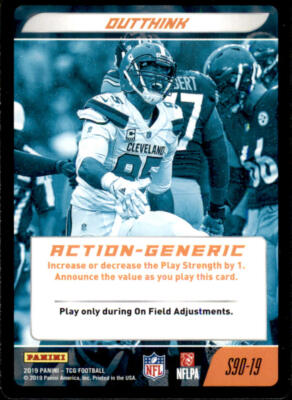 2019 Panini NFL Five #S90 Outthink
