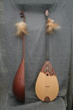 Dombra dombira Kazakh national musical instrument with case 94 cm