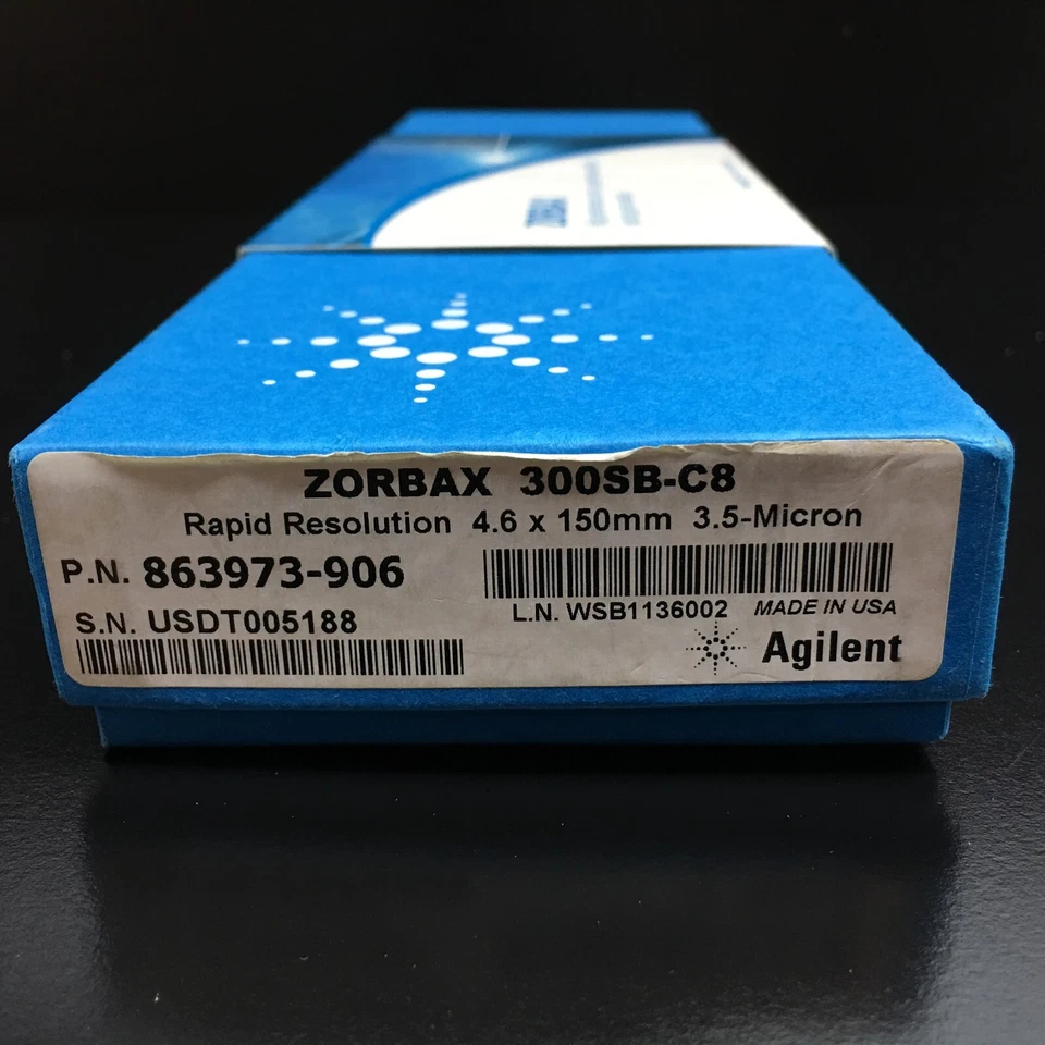 Agilent PN 863973-9096 Zorbax 300SB-C8 Rapid Res HPLC Col 4.6 x 150mm 3.5-Micron - Image 2 of 4