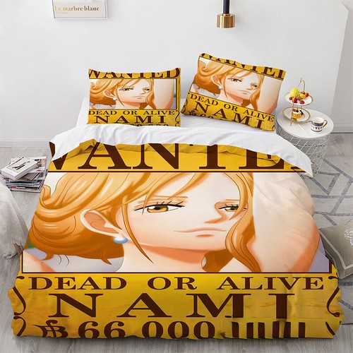 3D Cartoon Anime One Piece Series Digital Printing Duvet CoverPillowcase Bedding - Picture 8 of 19