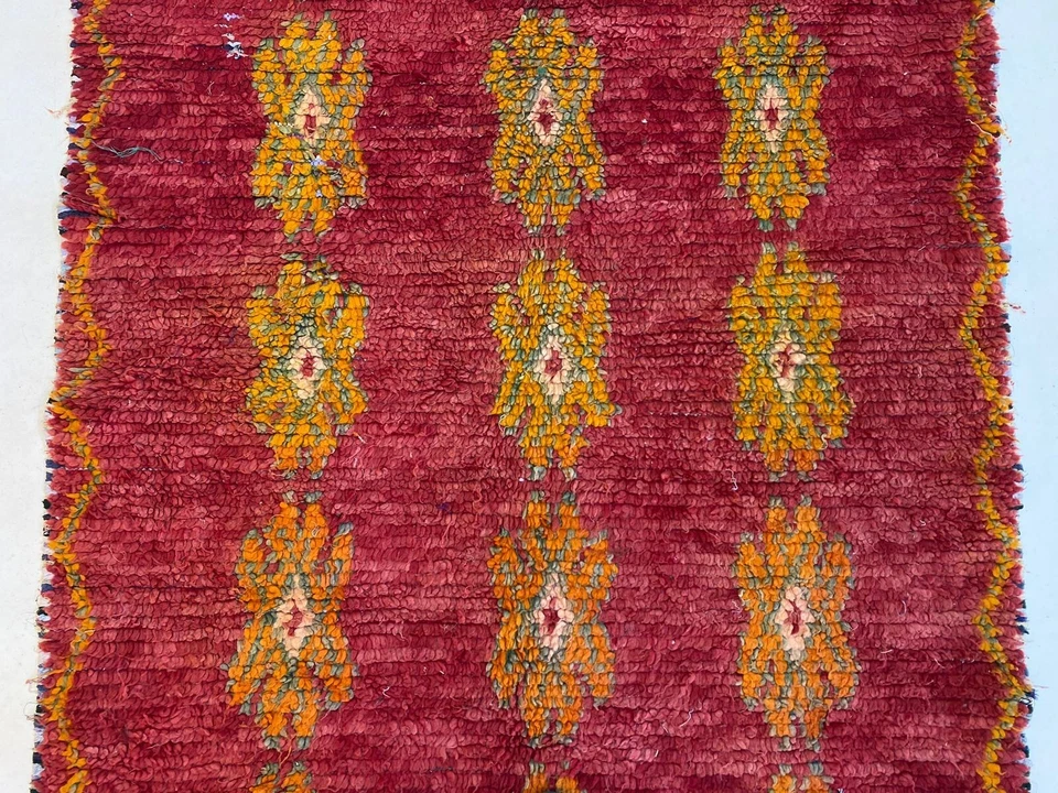 Handmade Wool Runner Rug Farmhouse Area Rug Solid Modern Entryway Carpet 5x7. 5' - Image 3 of 4