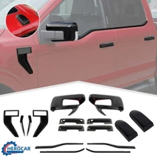 16Pcs Car Exterior Panel Decor Trim Cover Shell Kit For Ford F150 21+ Accessorie