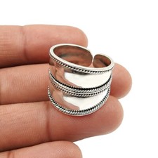 Solid 925 Sterling Silver Stunning Elegant Ring Handmade Gift For Women Girls
