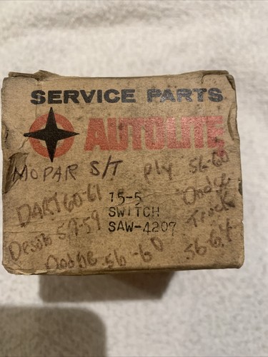 1956 - 60 Plymouth Dodge ChryslerDesoto Starter Solenoid Autolite SAW-4207 Mopar