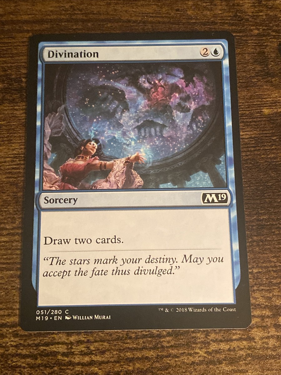 Divination (051) Core Set 2019 M19 MTG Magic The Gathering L10623