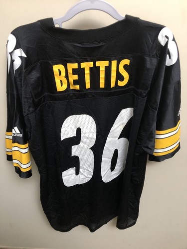 Vintage Pittsburgh Steelers NFL Jersey Jerome Bettis #36 Adidas Adult Men XLarge - Picture 7 of 19