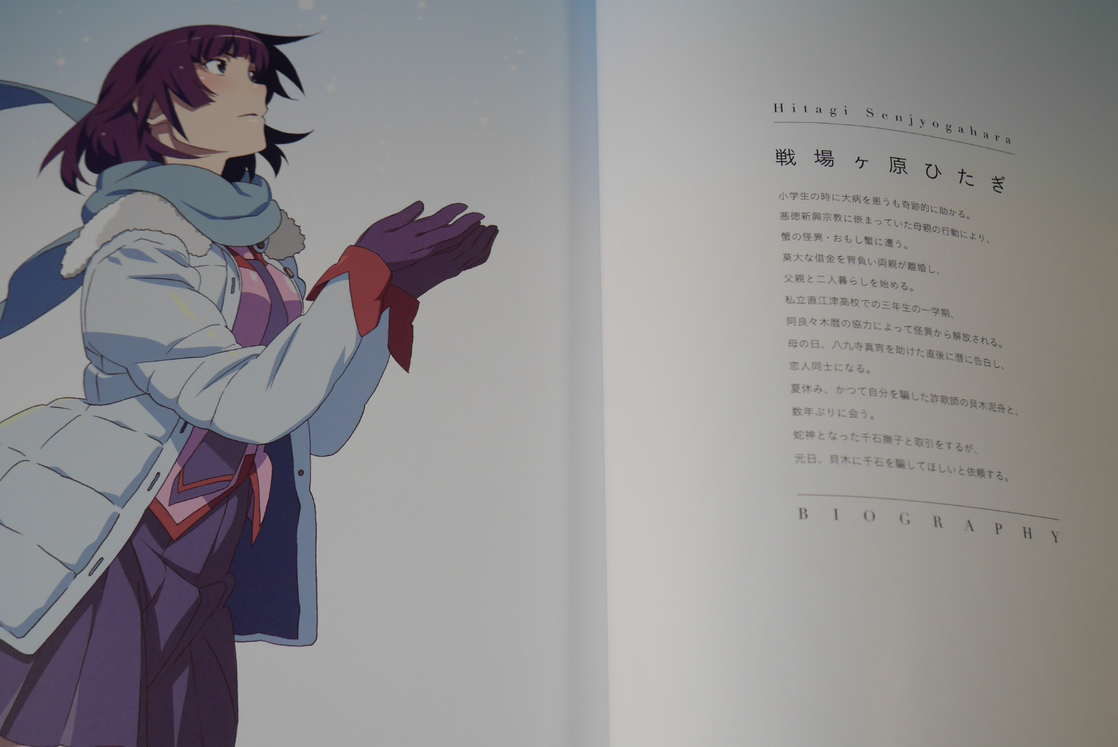 Japan Monogatari Series Heroine Book Vol 5 034 Senjyogahara Hitagi 034 Ebay
