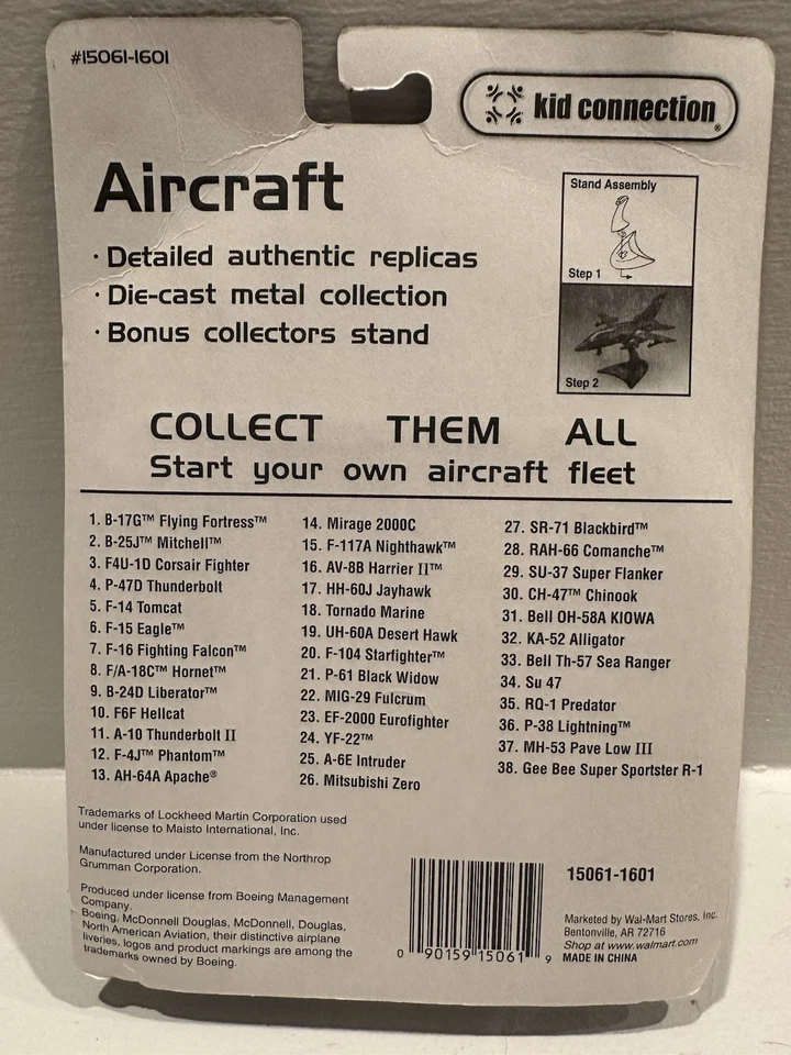 Bombardero Mitchell Maisto Kid Connection B25J de metal fundido a presión y plástico, 2001 Foto 2 de 4