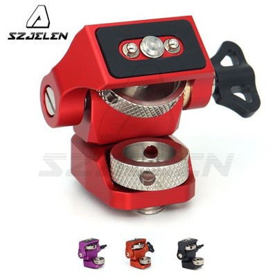 Adjustable 360° Swivel 180° Tilt Camera Bracket Monitor Holder with 3/8'' Screws