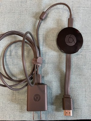 Google Chromecast 3rd Gen HD FHD 1080p Media Streamer NC2-6A5 (Tested) Works