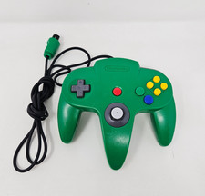 Official Nintendo 64 GREEN Controller AUTHENTIC OEM N64 Remote NUS-005