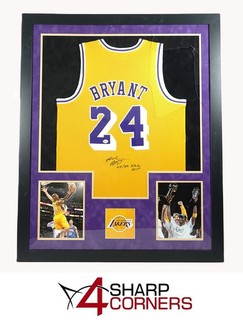 SIGNED AUTOGRAPHED KOBE BRYANT LAKERS JERSEY 07 08 MVP INSCRIPTION BECKETT AUTH