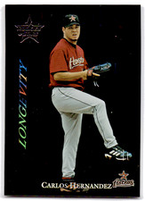 2002 Leaf Rookies & Stars CARLOS HERNANDEZ #171 Longevity Parallel #