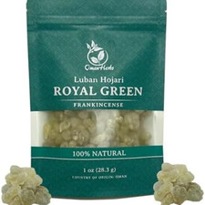 Royal Green Frankincense Hojari from Oman Bos...