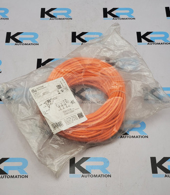 NEW IFM Electronic EVT009 M12 Angled Connecting Cable 25m