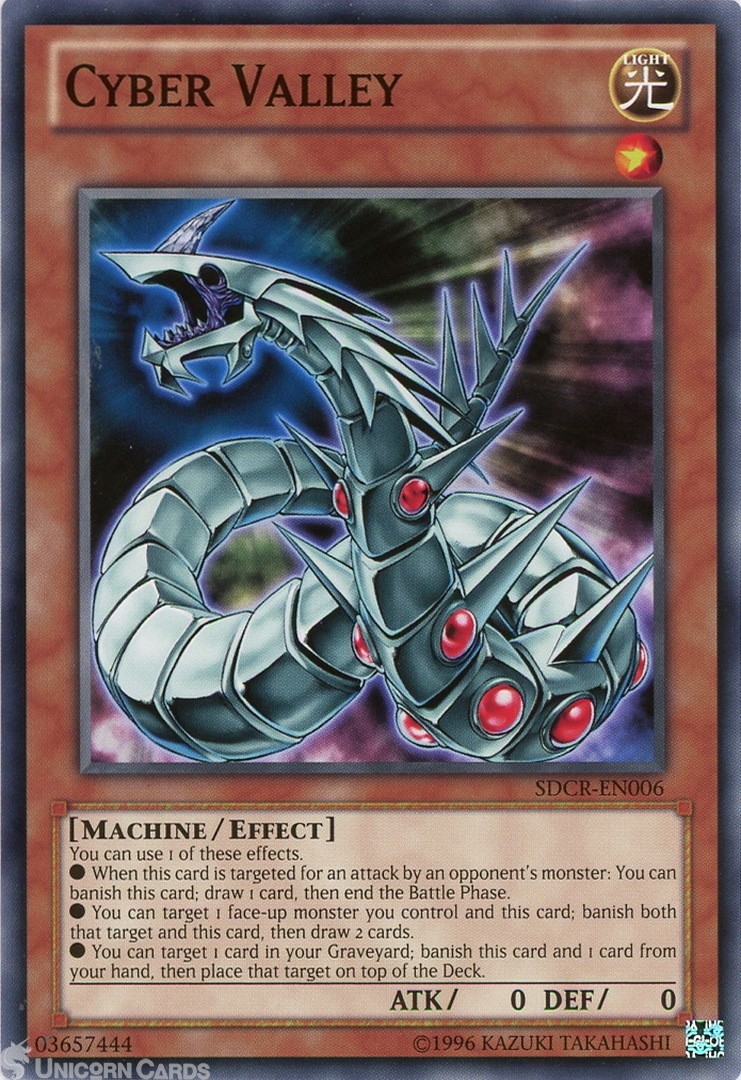SDCR-EN006 Cyber Valley UNL Edition Mint YuGiOh Card