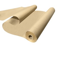 Made in USA Kraft Paper Wide Jumbo Roll 48" x 1 Count Pack of 1 , Brown