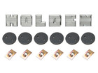 <!--F#f_0-->Holden FX Badge Letter Set + Clips + Seals -H O L D E N- Bonnet or Boot emblem<!--F/-->