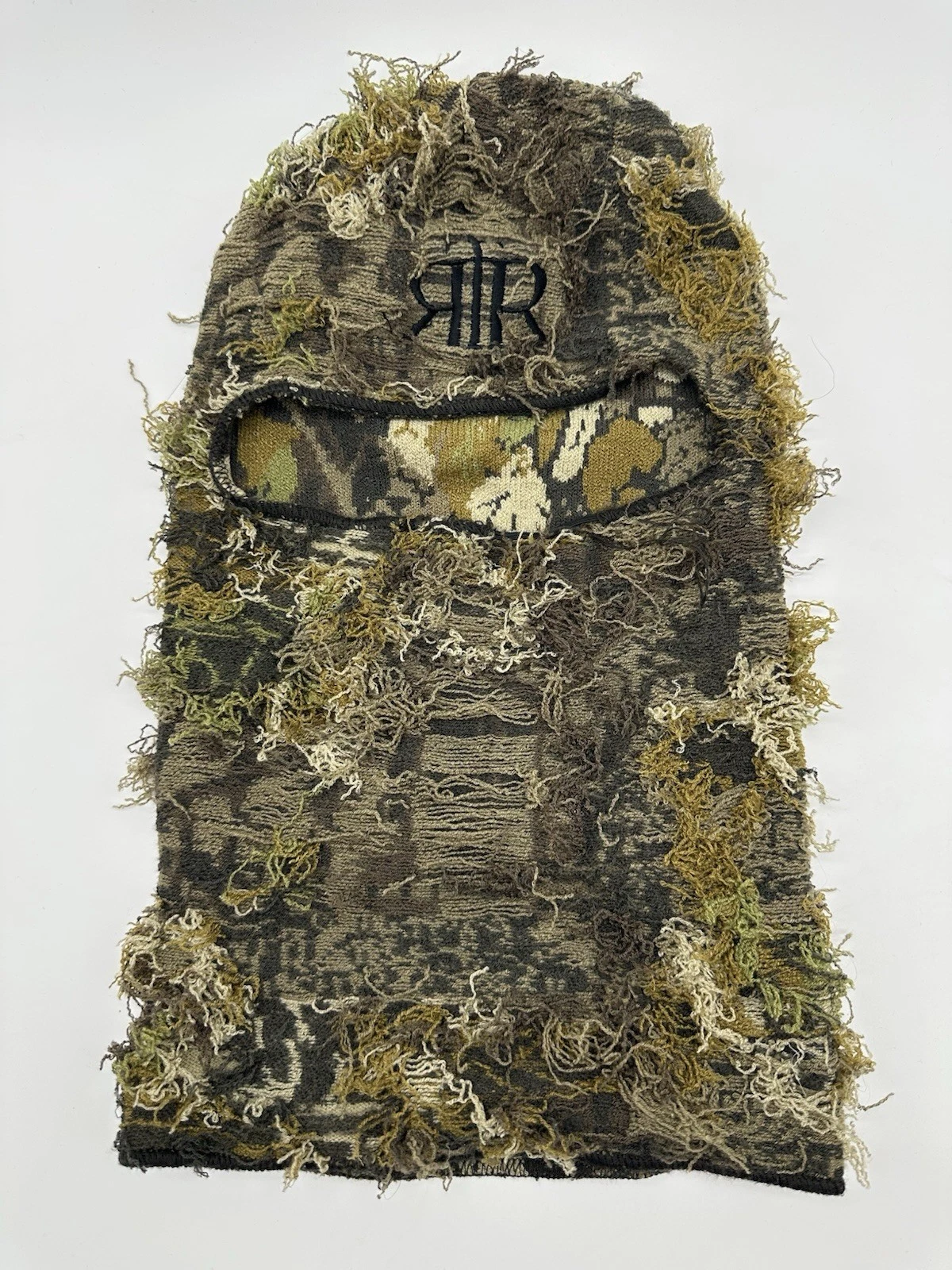IllicitWorldwide Балаклава Camo Shaggy Mask Distressed Style – RARE Streetwear