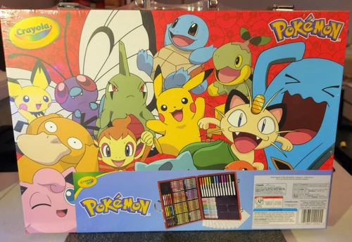 Pokemon-Crayola Imagination Art Set-115 Pieces-Sealed Brand New - Picture 2 of 2