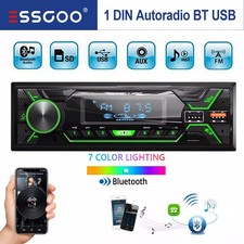 Retro Autoradio Bluetooth Freisprecheinrichtung FM USB AUX-IN MP3 1 DIN Oldtimer