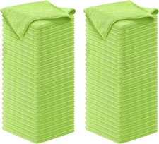 Microfiber Cleaning Cloth Towel Rag Car Polishing Detailing Streak-Free