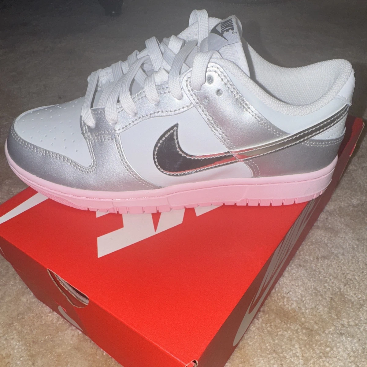 Nike Dunk Low Pink W for sale | eBay