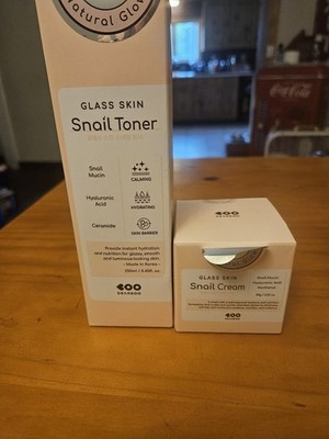 Dearboo Glass Skin Snail Toner & Cream Set Korean Beauty (Still Sealed)