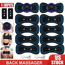 Portable EMS Mini Electric Neck Back Massager Cervical Massage Patch Stimulator