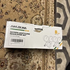 Oxygen Acetylene Regulator Set, CGA540 and CGA200 Inlet Connection 9/16"-18 (...