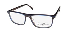 NEW SEAN JOHN 5138 EYEWEAR FULL-RIM MENS PLASTIC 56-17-150 414 SQUARE BLUE
