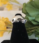 Vintage James Yesberger Size 5.5 Cat Nap Kitten Sterling Silver Ring