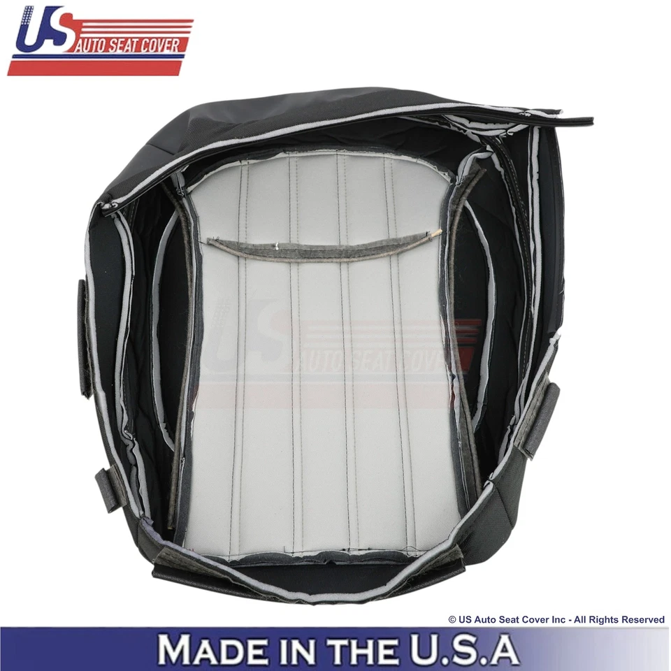 Cubierta inferior de pasajero negra de cuero sintético para Mercedes Benz Clase GLS 2017-2019 Foto 2 de 4