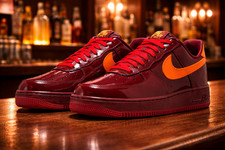 AF1 Low Patent Leather Team Red Orange IO4489-601 Men's All Size US 7-12