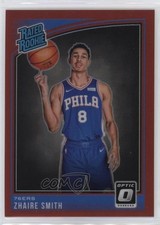 2018 Panini Donruss Optic Rated Red Prizm 33/99 Zhaire Smith #154 Rookie RC 0us8