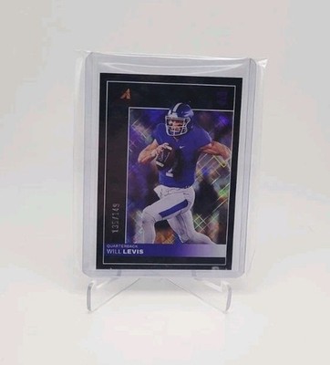 WILL LEVIS 2023 Pinnacle 135/149 Chronicles Red Plaid Holofoil Rookie #4 TITANS