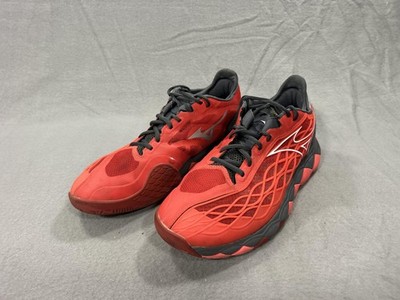 Mizuno Wave Enforce Tour Shoes Mens Size 12 Red Black Tennis Court Sneaker