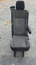 2015-2026 Ford Transit Van Oem Dark Palazzo Cloth Single Rear Seat 2015-2026 Ford Transit Van Oem Dark Palazzo Cloth Single Rear Seat