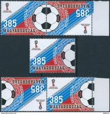 13263 Hungary Sport Football Soccer World Cup 5 Stamps