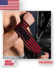 Gym Sports Wrist Band Brace Wrap Adjustable Support Strap Carpal Tunnel Bandage