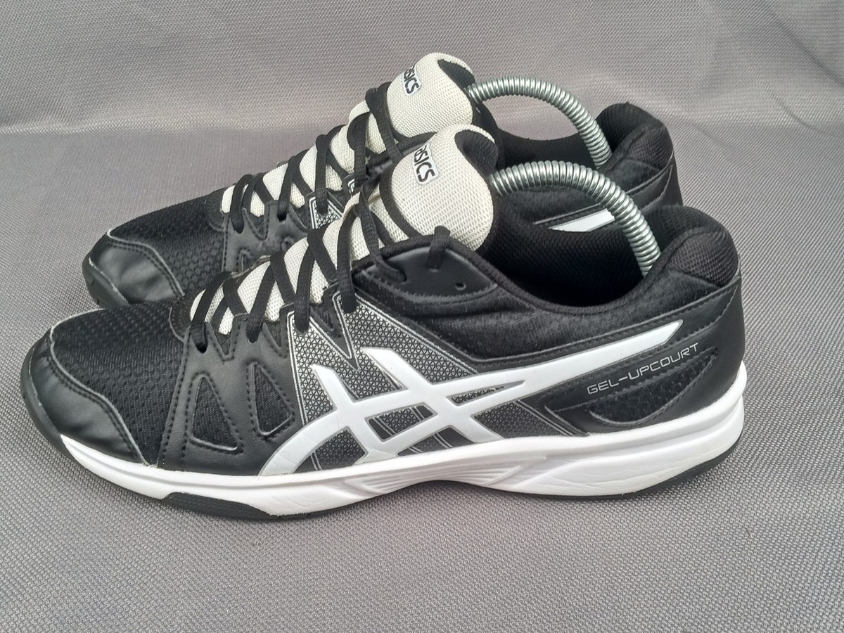 Asics Gel Upcourt Volleyball Women Shoe Size Black B450Q Gym