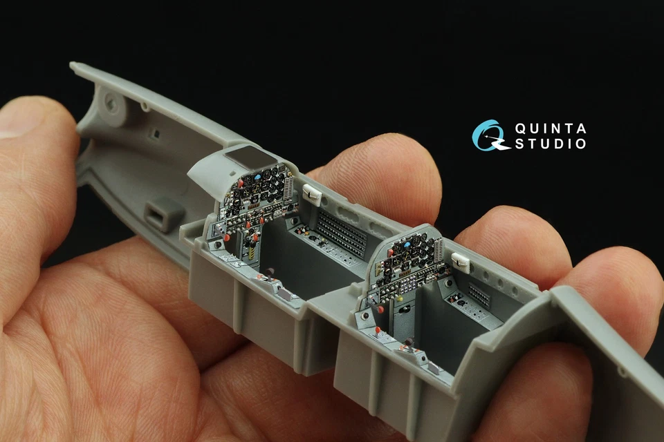 Quinta Studios 1/48 EMB-312 TUCANO 3D PRINTED & COLORED INTERIOR SET Hobby Boss - Image 4 of 4