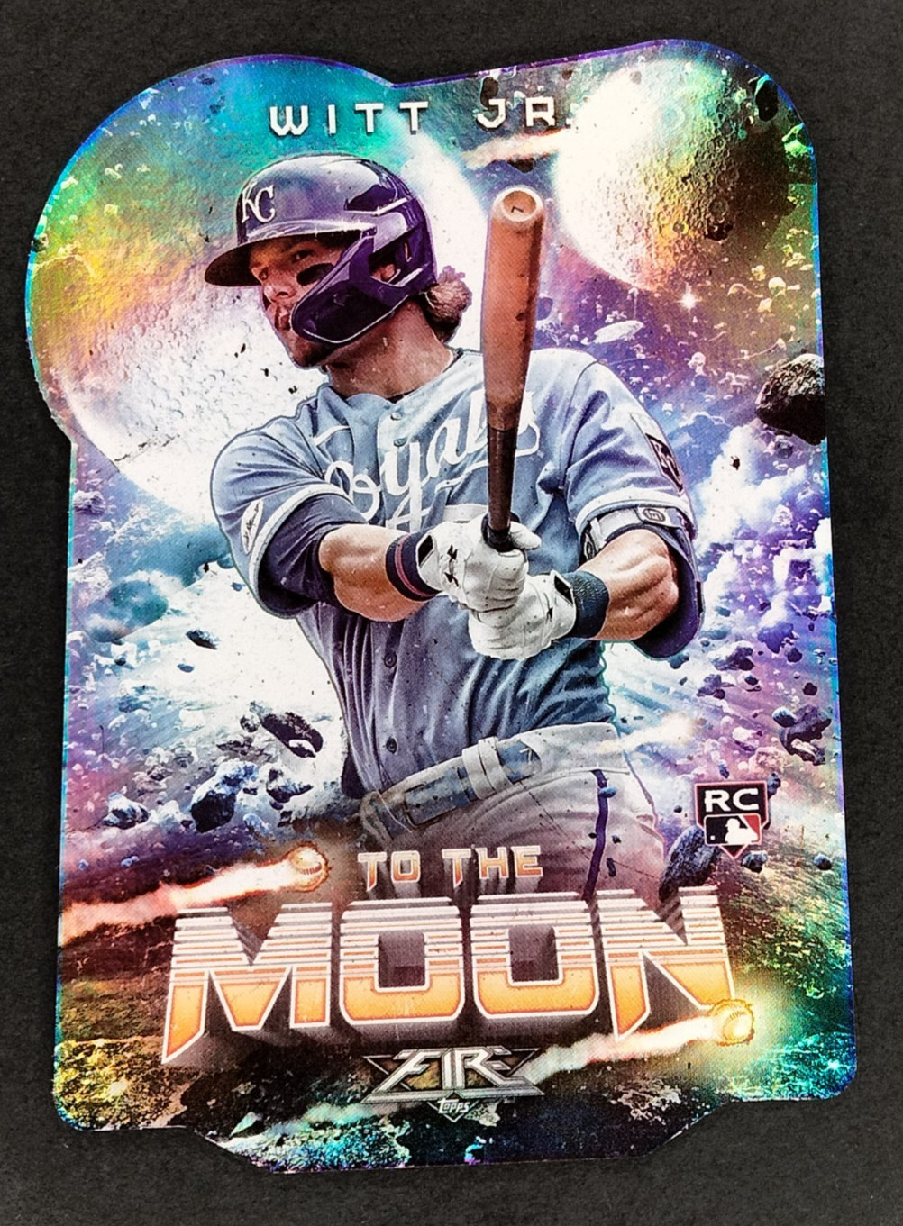 2022 Topps Fire - To the Moon Bobby Witt Jr. #TTM-17 (RC)