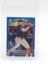 BRYCE ELDRIDGE 2025 BOWMAN CHROME BLUE REPTILIAN /150 #BCP-180 GIANTS Q4562