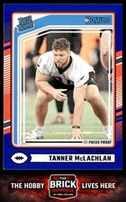 Tanner McLachlan 2024 Donruss Press Proof Blue #324 RC Cincinnati Bengals